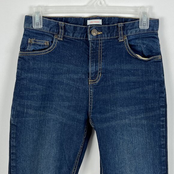 Joe Fresh Kids Skinny Jeans Size 14 Blue Waist 27in Inseam 29in Rise 9.5in - Picture 2 of 9